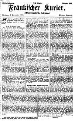 Fränkischer Kurier Montag 3. September 1855