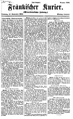 Fränkischer Kurier Montag 17. September 1855