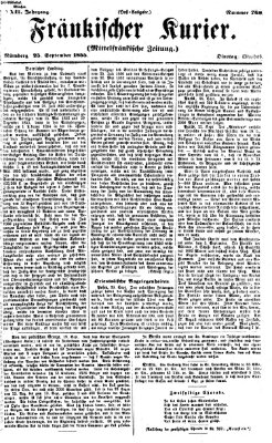 Fränkischer Kurier Dienstag 25. September 1855