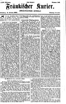 Fränkischer Kurier Dienstag 9. Oktober 1855