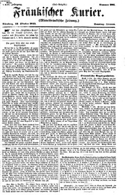 Fränkischer Kurier Samstag 13. Oktober 1855