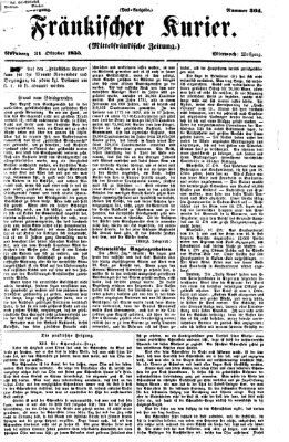 Fränkischer Kurier Mittwoch 31. Oktober 1855