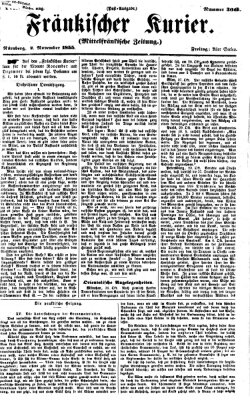 Fränkischer Kurier Freitag 2. November 1855