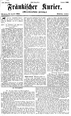 Fränkischer Kurier Sonntag 9. Dezember 1855