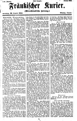 Fränkischer Kurier Montag 31. Dezember 1855