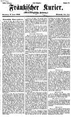 Fränkischer Kurier Mittwoch 2. Januar 1856