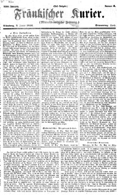 Fränkischer Kurier Donnerstag 3. Januar 1856