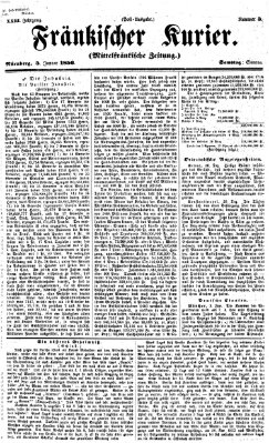 Fränkischer Kurier Samstag 5. Januar 1856