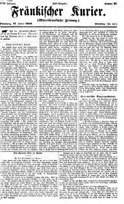 Fränkischer Kurier Sonntag 27. Januar 1856