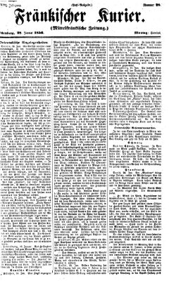 Fränkischer Kurier Montag 28. Januar 1856