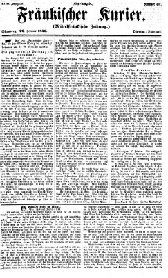 Fränkischer Kurier Dienstag 26. Februar 1856