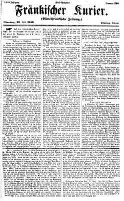 Fränkischer Kurier Dienstag 29. April 1856