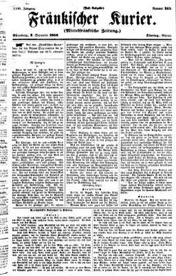 Fränkischer Kurier Dienstag 2. September 1856