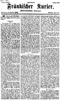 Fränkischer Kurier Montag 8. September 1856