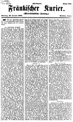 Fränkischer Kurier Samstag 13. September 1856