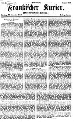 Fränkischer Kurier Freitag 26. September 1856