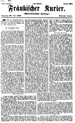 Fränkischer Kurier Mittwoch 29. Oktober 1856