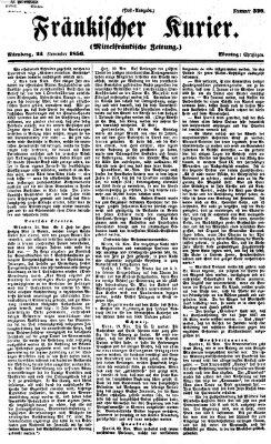 Fränkischer Kurier Montag 24. November 1856