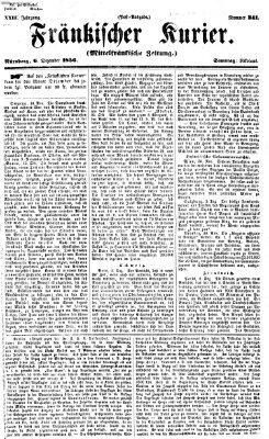 Fränkischer Kurier Samstag 6. Dezember 1856