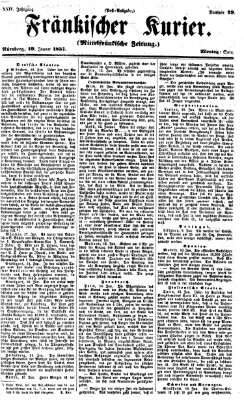 Fränkischer Kurier Montag 19. Januar 1857