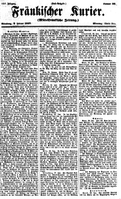 Fränkischer Kurier Montag 2. Februar 1857