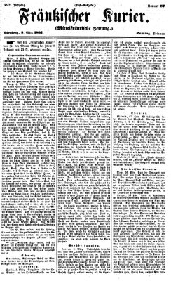 Fränkischer Kurier Sonntag 8. März 1857