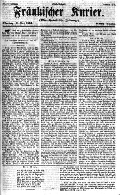 Fränkischer Kurier Dienstag 10. März 1857