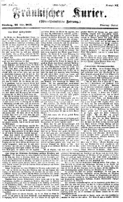 Fränkischer Kurier Dienstag 24. März 1857