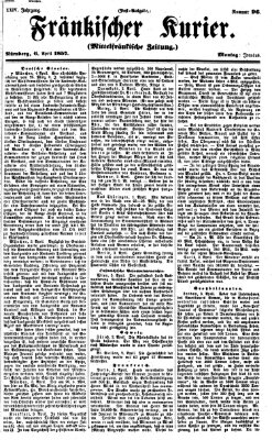 Fränkischer Kurier Montag 6. April 1857