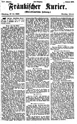 Fränkischer Kurier Sonntag 17. Mai 1857