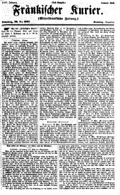 Fränkischer Kurier Samstag 23. Mai 1857