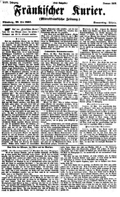 Fränkischer Kurier Donnerstag 28. Mai 1857