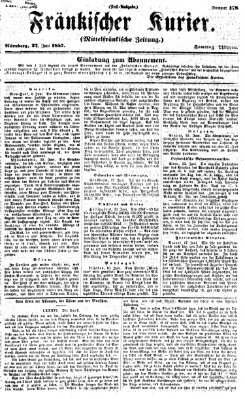 Fränkischer Kurier Samstag 27. Juni 1857