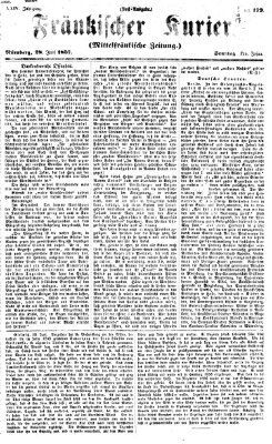 Fränkischer Kurier Sonntag 28. Juni 1857