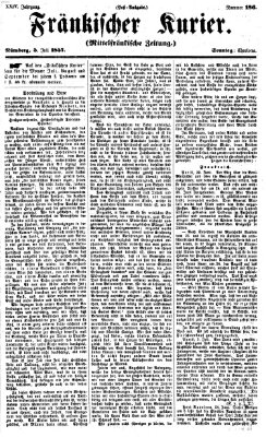 Fränkischer Kurier Sonntag 5. Juli 1857