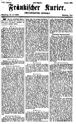 Fränkischer Kurier Samstag 11. Juli 1857