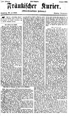 Fränkischer Kurier Dienstag 14. Juli 1857