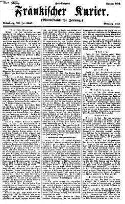 Fränkischer Kurier Montag 20. Juli 1857