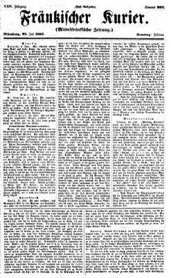 Fränkischer Kurier Samstag 25. Juli 1857