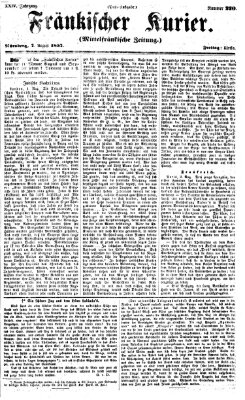 Fränkischer Kurier Freitag 7. August 1857