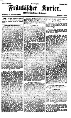 Fränkischer Kurier Freitag 7. August 1857