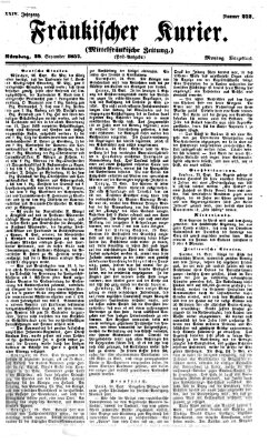 Fränkischer Kurier Freitag 28. August 1857