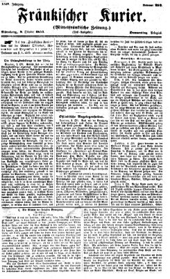 Fränkischer Kurier Donnerstag 8. Oktober 1857