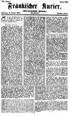 Fränkischer Kurier Dienstag 3. November 1857