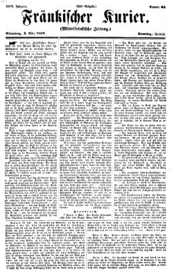 Fränkischer Kurier Samstag 5. März 1859