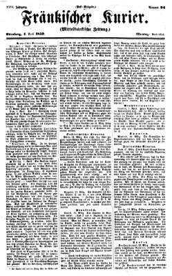 Fränkischer Kurier Montag 4. April 1859