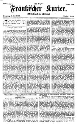 Fränkischer Kurier Freitag 6. Mai 1859