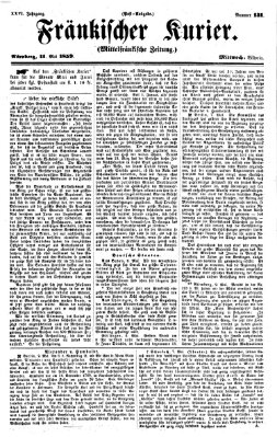 Fränkischer Kurier Mittwoch 11. Mai 1859