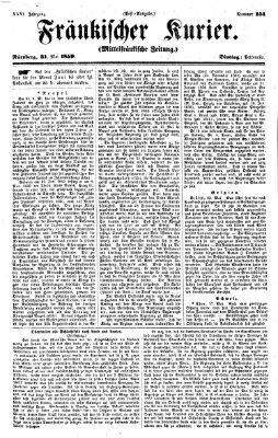 Fränkischer Kurier Dienstag 31. Mai 1859