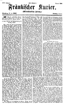 Fränkischer Kurier Dienstag 7. Juni 1859